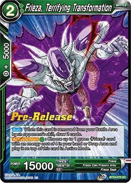 Image for Frieza, Terrifying Transformation (Rise of the Unison Warrior Pre-Release Cards) (BT10-073) - Dragon Ball Super: Masters