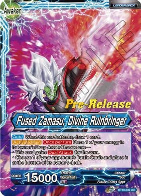 Image for Fused Zamasu // Fused Zamasu, Divine Ruinbringer (Rise of the Unison Warrior Pre-Release Cards) (BT10-032) - Dragon Ball Super: Masters