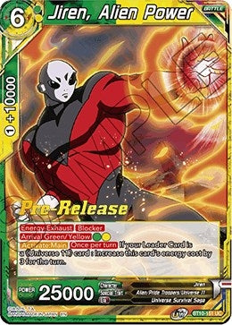 Image for Jiren, Alien Power (Rise of the Unison Warrior Pre-Release Cards) (BT10-151) - Dragon Ball Super: Masters