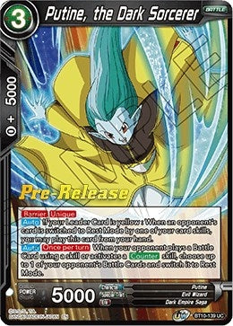 Image for Putine, the Dark Sorcerer (Rise of the Unison Warrior Pre-Release Cards) (BT10-139) - Dragon Ball Super: Masters