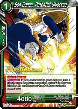 Image for Son Gohan, Potential Unlocked (Rise of the Unison Warrior Pre-Release Cards) (BT10-067) - Dragon Ball Super: Masters
