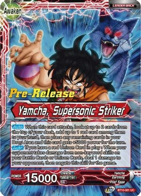 Image for Yamcha // Yamcha, Supersonic Striker (Rise of the Unison Warrior Pre-Release Cards) (BT10-001) - Dragon Ball Super: Masters