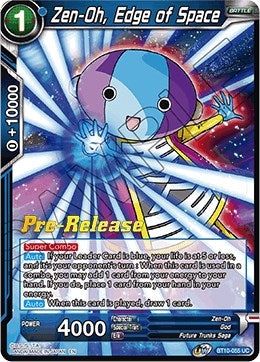 Image for Zen-Oh, Edge of Space (Rise of the Unison Warrior Pre-Release Cards) (BT10-055) - Dragon Ball Super: Masters