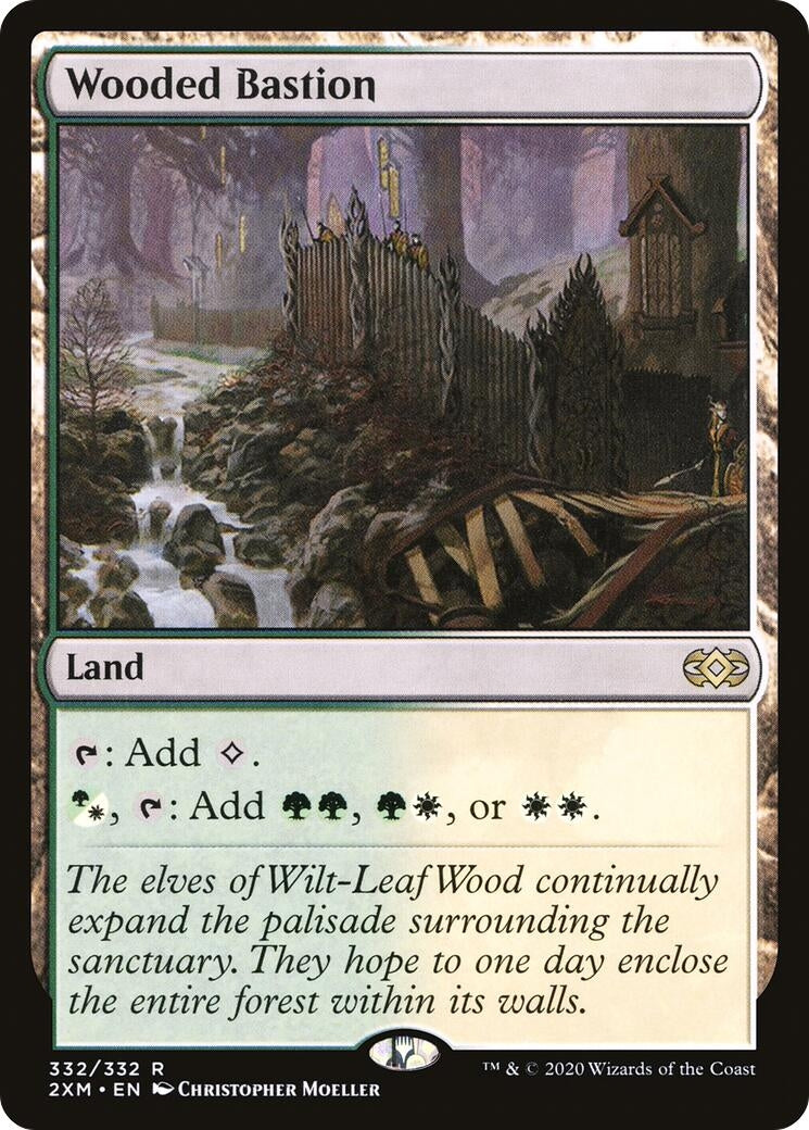 Image for Wooded Bastion (Double Masters) (332) - Magic: The Gathering