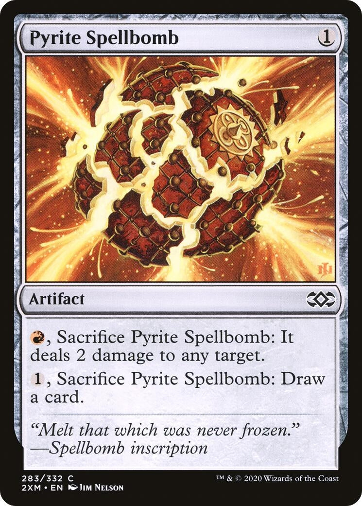 Image for Pyrite Spellbomb (Double Masters) (283) - Magic: The Gathering