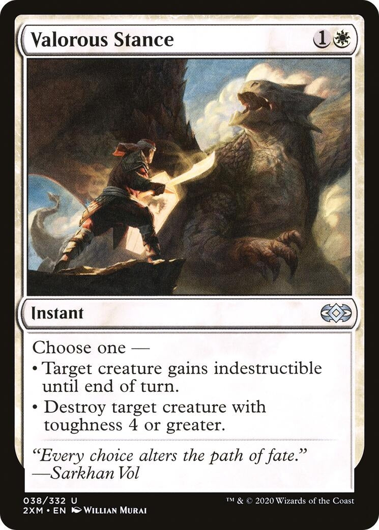 Image for Valorous Stance (Double Masters) (38) - Magic: The Gathering