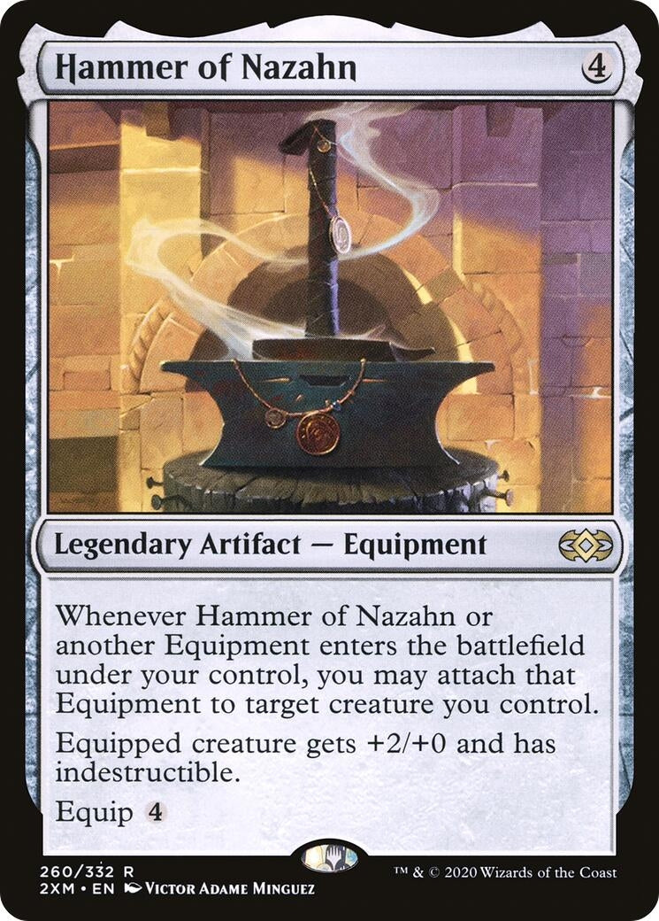 Image for Hammer of Nazahn (Double Masters) (260) - Magic: The Gathering
