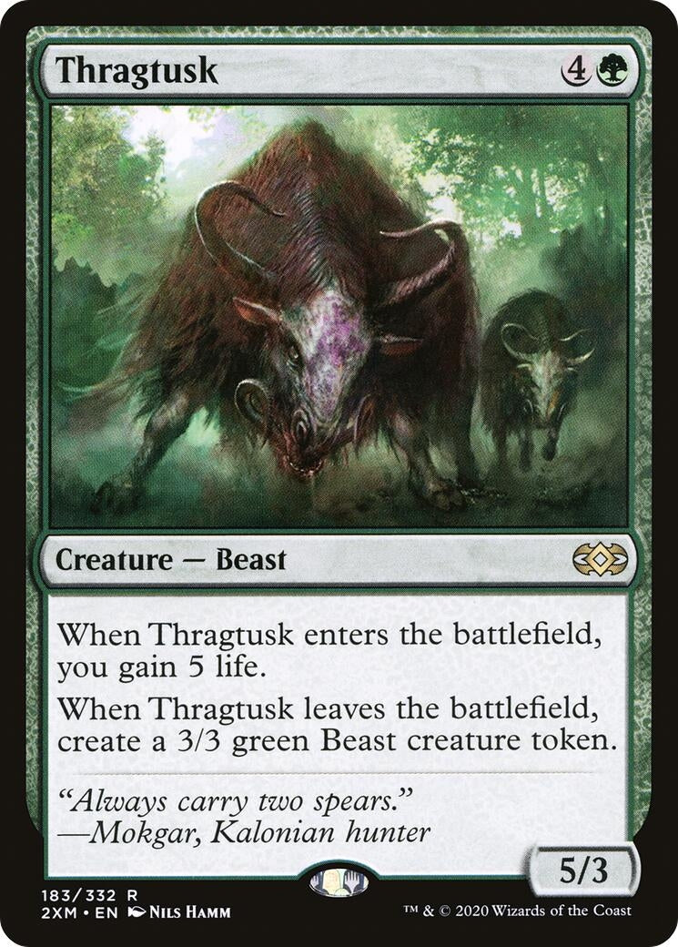 Image for Thragtusk (Double Masters) (183) - Magic: The Gathering