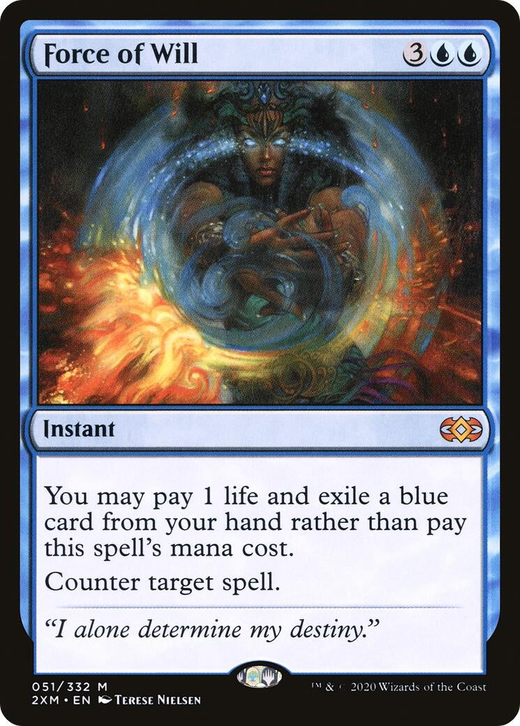 Image for Force of Will (Double Masters) (51) - Magic: The Gathering