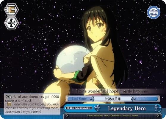 Image for Legendary Hero (RRR) (That Time I Got Reincarnated as a Slime) (TSK/S70-E097R RRR) - Weiss Schwarz