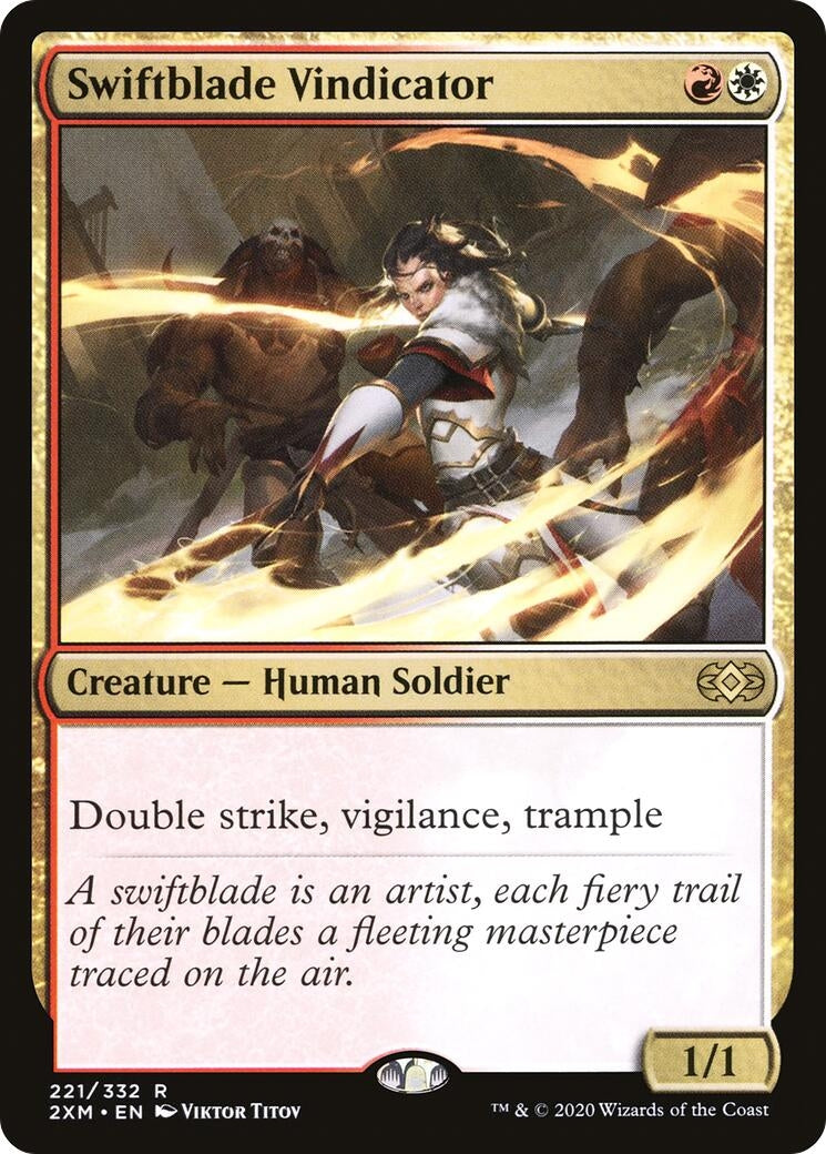 Image for Swiftblade Vindicator (Double Masters) (221) - Magic: The Gathering