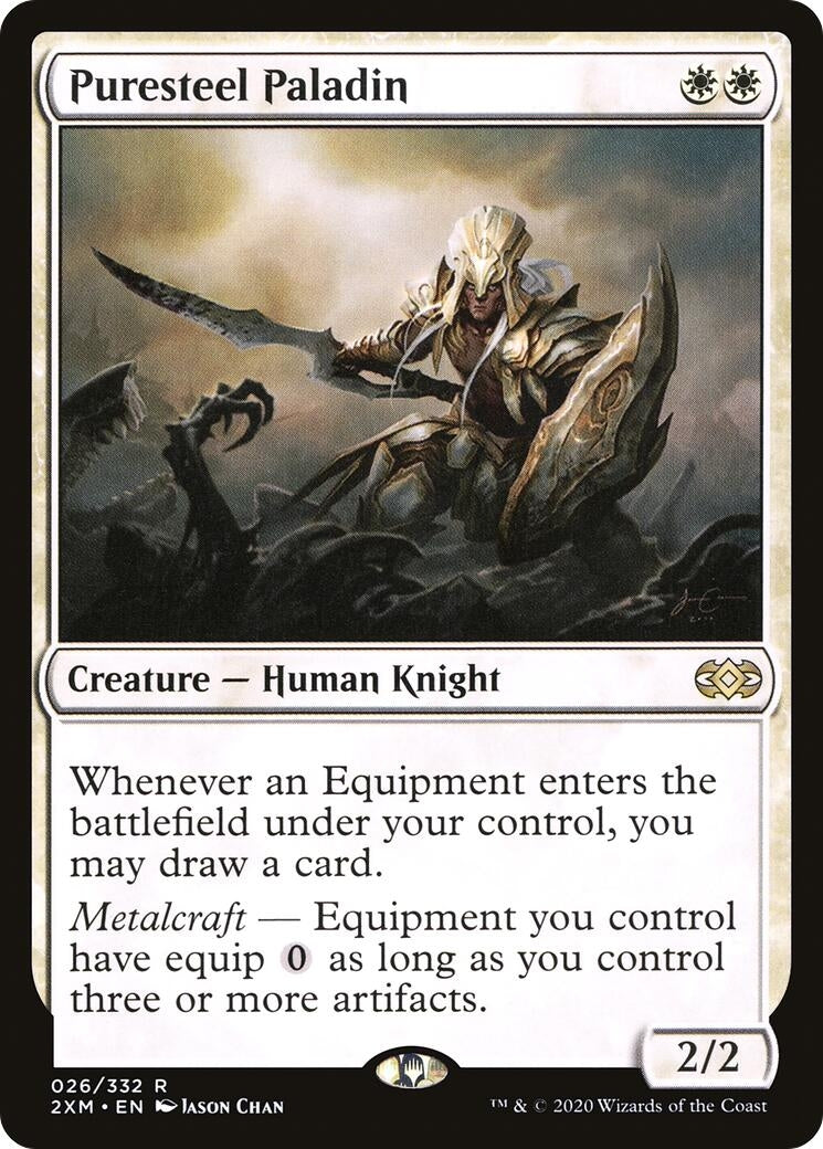 Image for Puresteel Paladin (Double Masters) (26) - Magic: The Gathering
