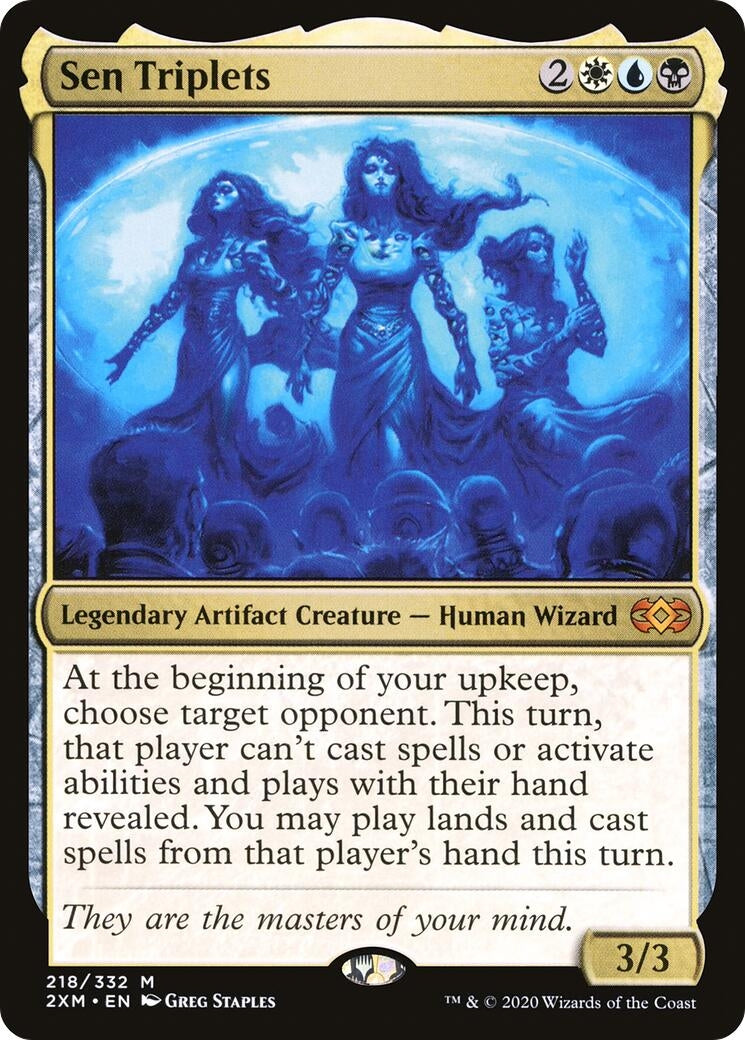 Image for Sen Triplets (Double Masters) (218) - Magic: The Gathering