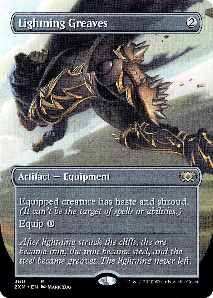 Image for Lightning Greaves (Borderless) (Double Masters) (360) - Magic: The Gathering