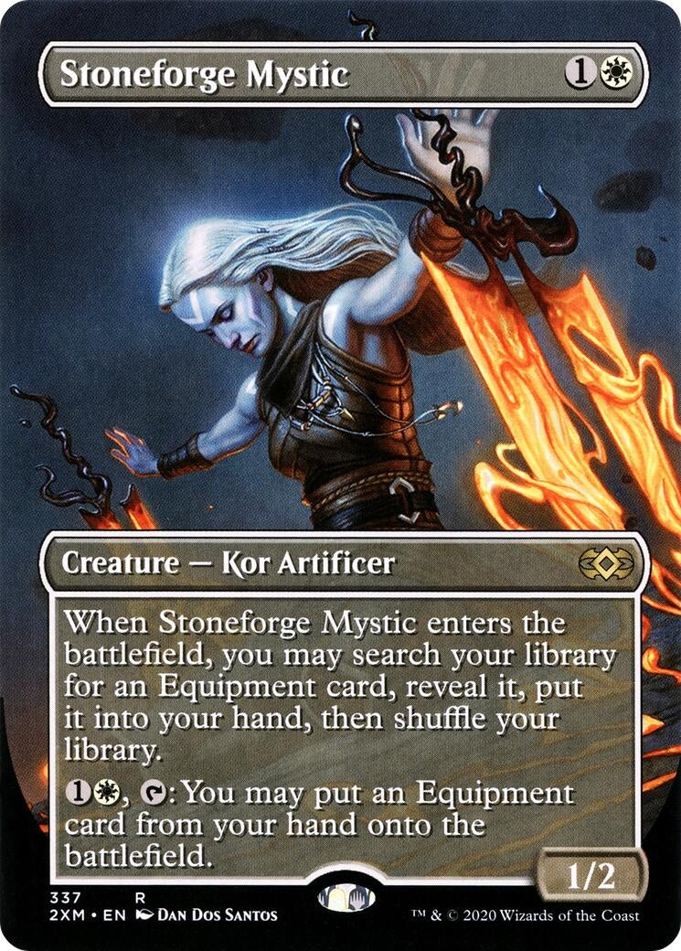 Image for Stoneforge Mystic (Borderless) (Double Masters) (337) - Magic: The Gathering