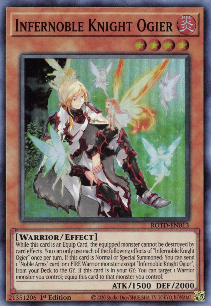 Image for Infernoble Knight Ogier (Rise of the Duelist) (ROTD-EN013) - YuGiOh