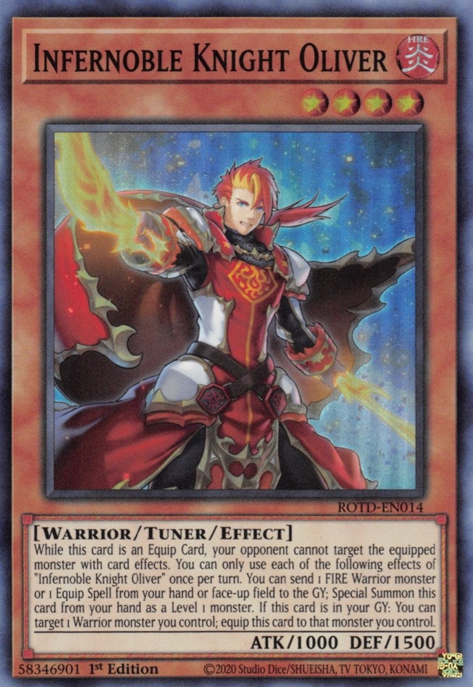 Image for Infernoble Knight Oliver (Rise of the Duelist) (ROTD-EN014) - YuGiOh