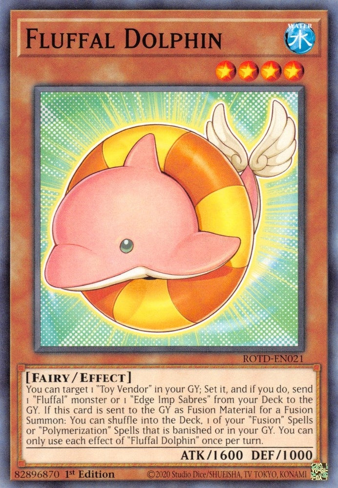 Image for Fluffal Dolphin (Rise of the Duelist) (ROTD-EN021) - YuGiOh