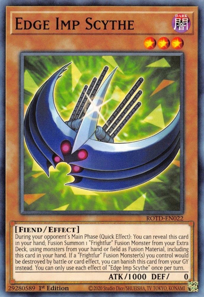 Image for Edge Imp Scythe (Rise of the Duelist) (ROTD-EN022) - YuGiOh