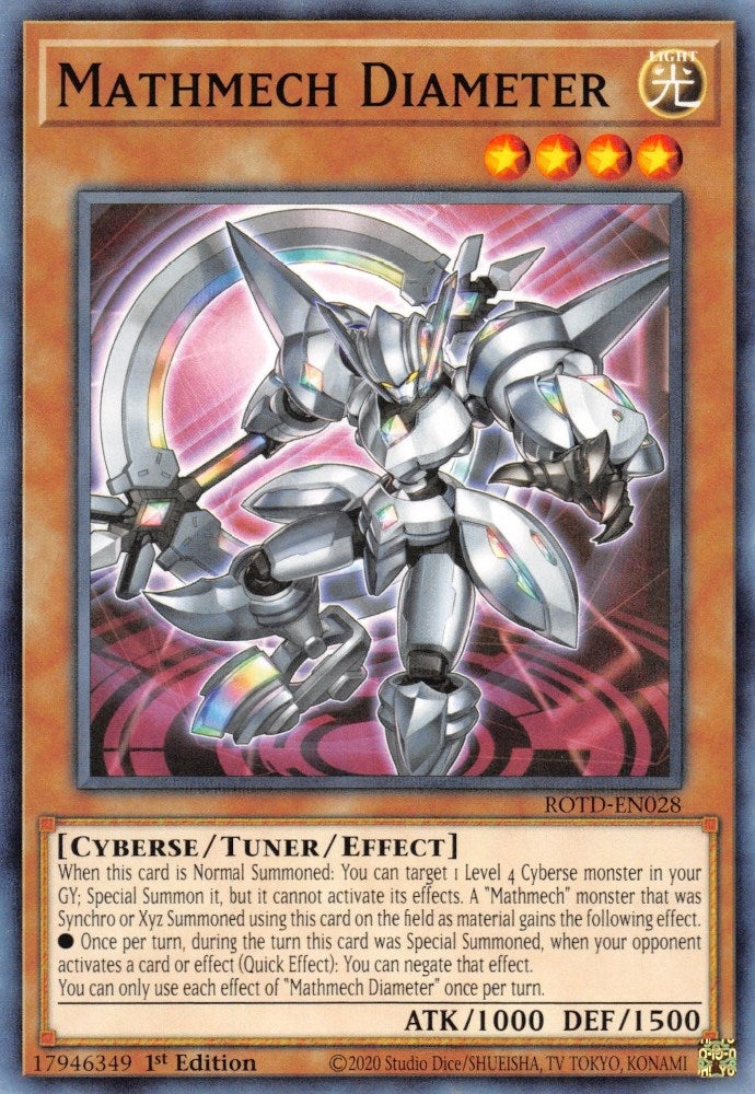 Image for Mathmech Diameter (Rise of the Duelist) (ROTD-EN028) - YuGiOh