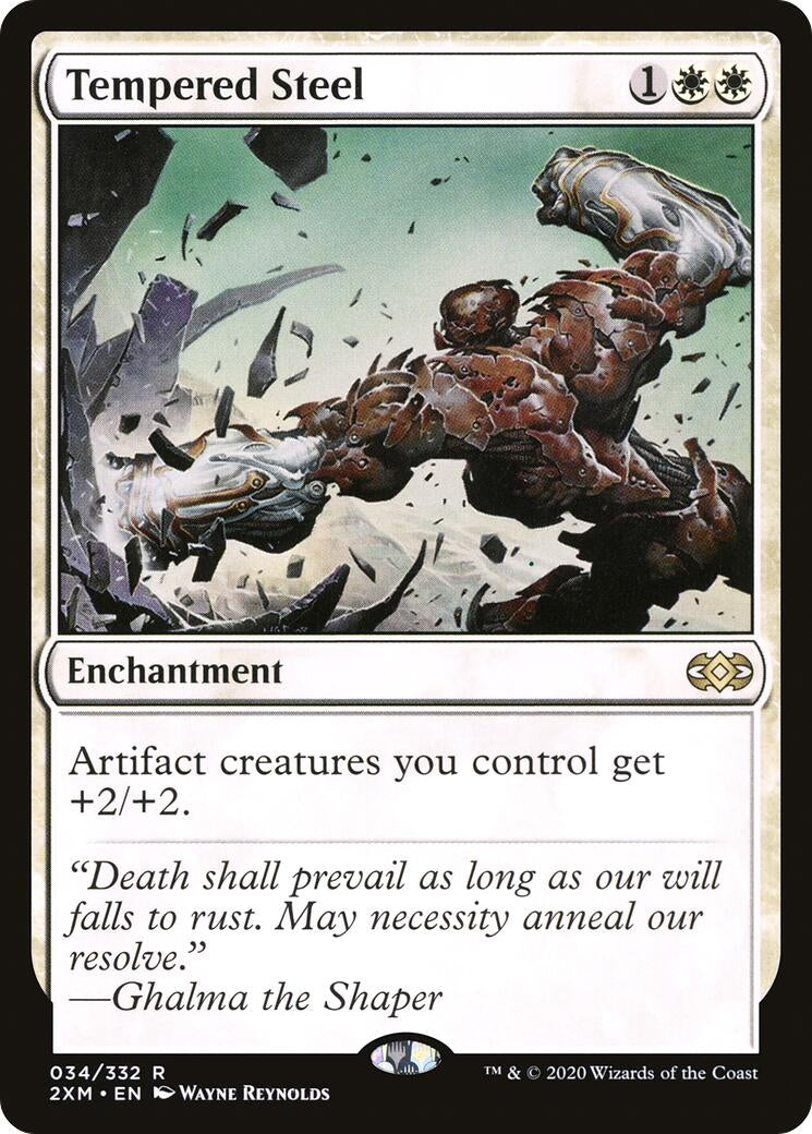 Image for Tempered Steel (Double Masters) (34) - Magic: The Gathering