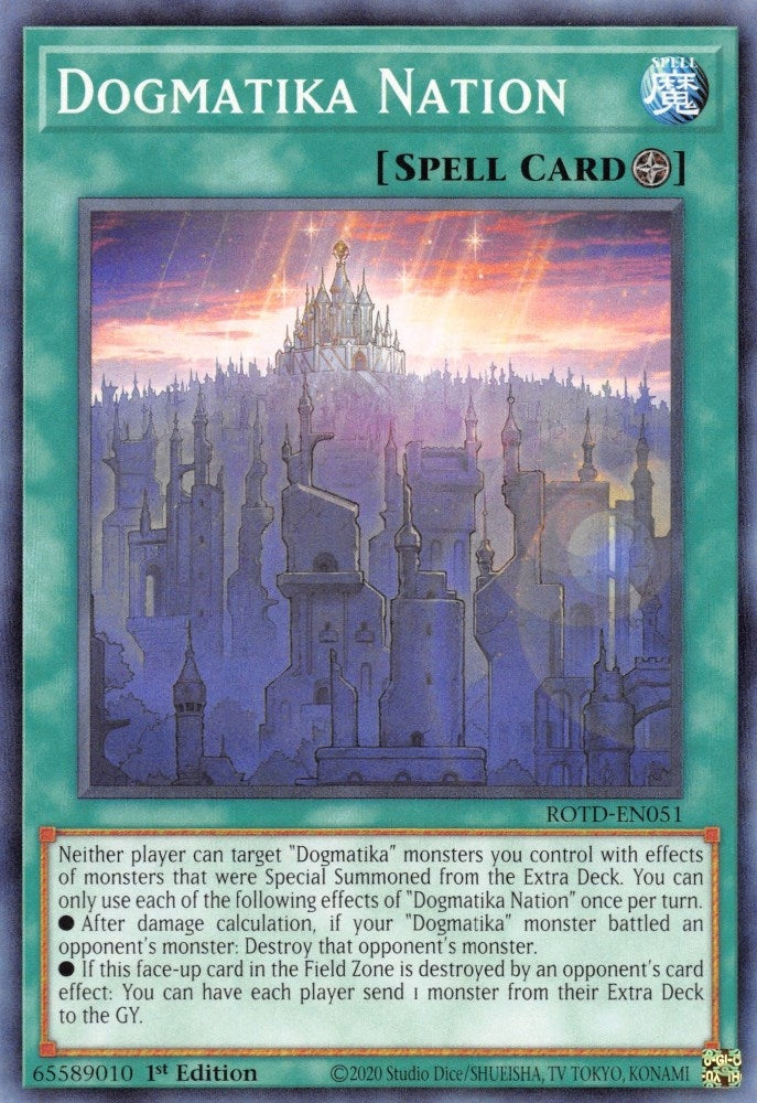 Image for Dogmatika Nation (Rise of the Duelist) (ROTD-EN051) - YuGiOh
