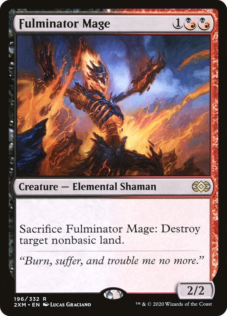 Image for Fulminator Mage (Double Masters) (196) - Magic: The Gathering