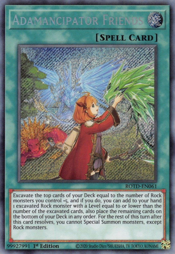 Image for Adamancipator Friends (Rise of the Duelist) (ROTD-EN061) - YuGiOh