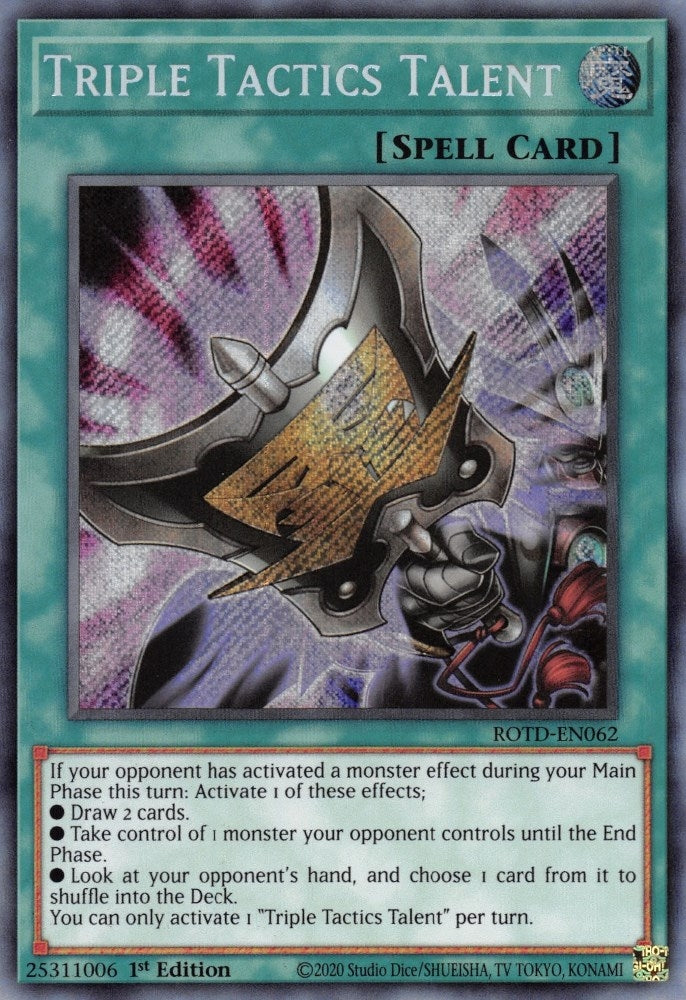 Image for Triple Tactics Talent (Rise of the Duelist) (ROTD-EN062) - YuGiOh