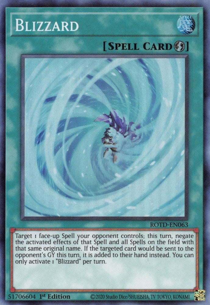 Image for Blizzard (Rise of the Duelist) (ROTD-EN063) - YuGiOh