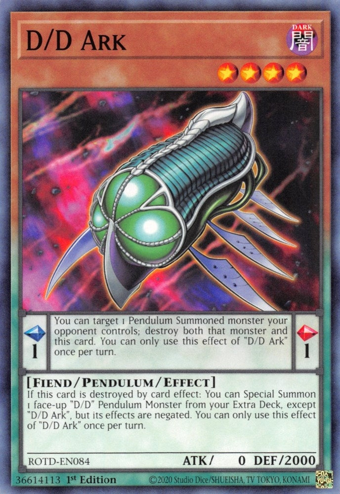 Image for D/D Ark (Rise of the Duelist) (ROTD-EN084) - YuGiOh