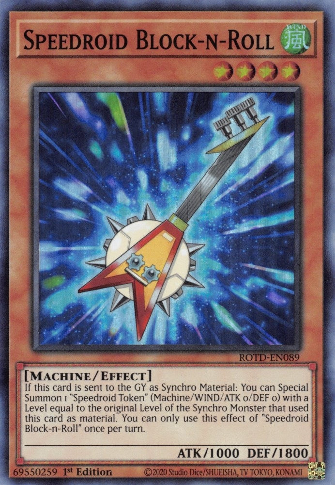 Image for Speedroid Block-n-Roll (Rise of the Duelist) (ROTD-EN089) - YuGiOh
