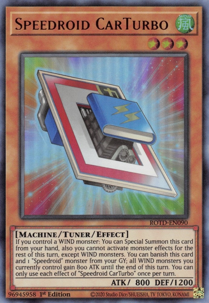Image for Speedroid CarTurbo (Rise of the Duelist) (ROTD-EN090) - YuGiOh
