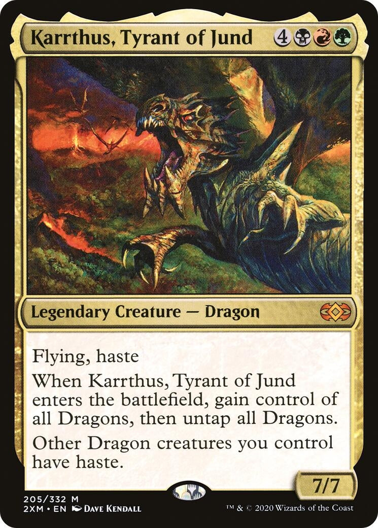 Image for Karrthus, Tyrant of Jund (Double Masters) (205) - Magic: The Gathering