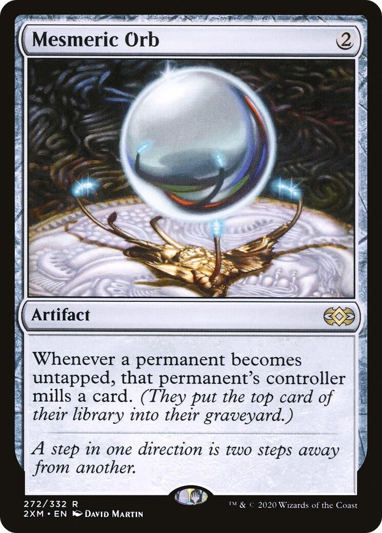 Image for Mesmeric Orb (Double Masters) (272) - Magic: The Gathering