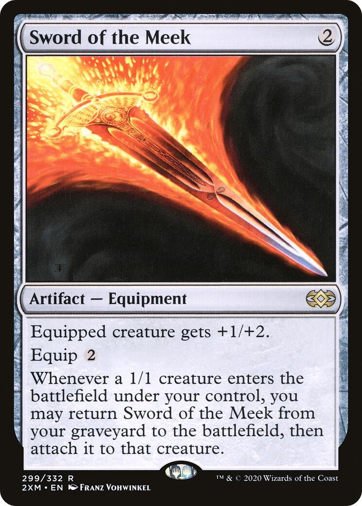 Image for Sword of the Meek (Double Masters) (299) - Magic: The Gathering