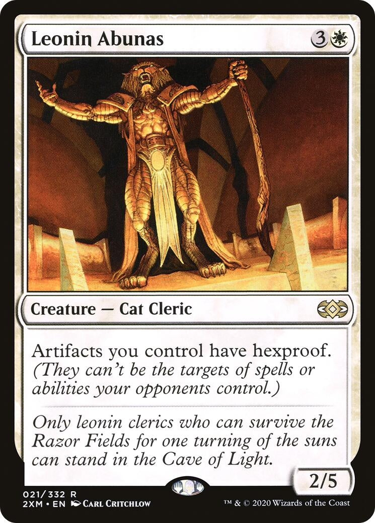 Image for Leonin Abunas (Double Masters) (21) - Magic: The Gathering
