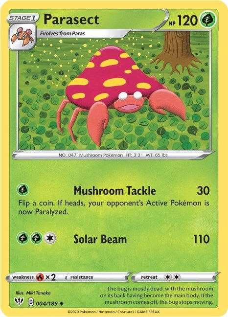 Image for Parasect (SWSH03: Darkness Ablaze) (004/189) - Pokemon