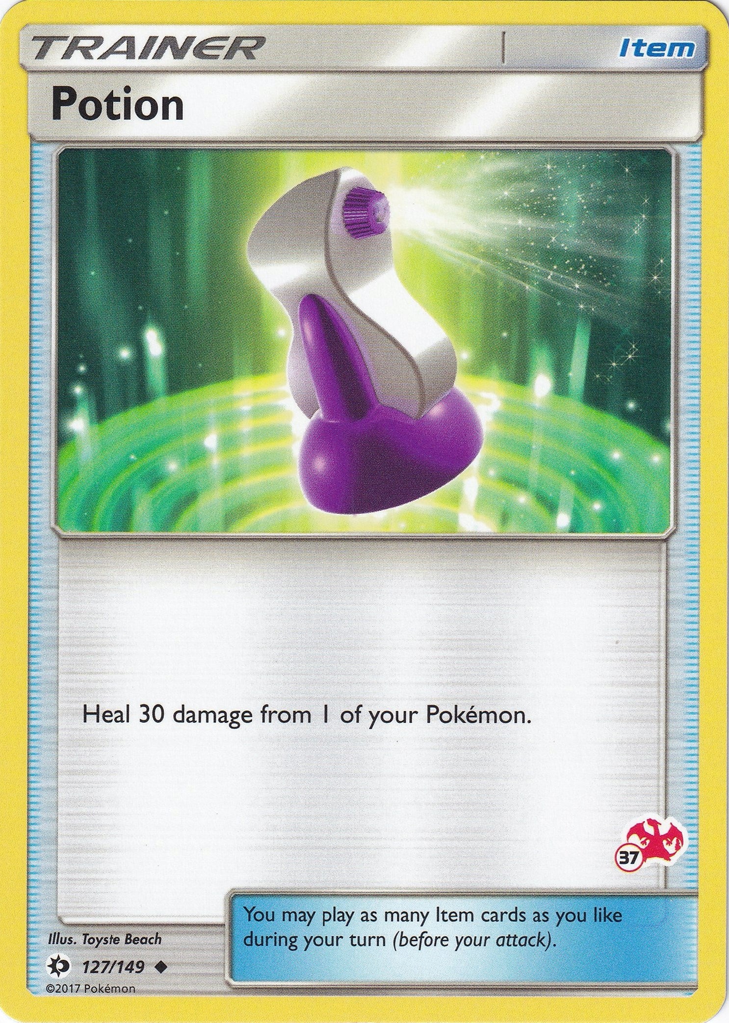 Image for Potion - 127/149 (#37 Charizard Stamped) (Battle Academy) (127/149) - Pokemon