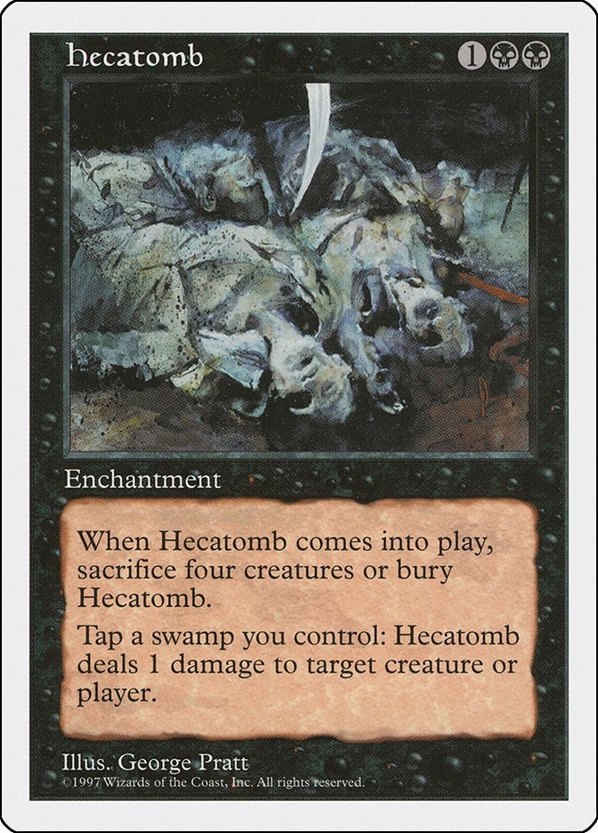 Image for Hecatomb (Fifth Edition) - Magic: The Gathering