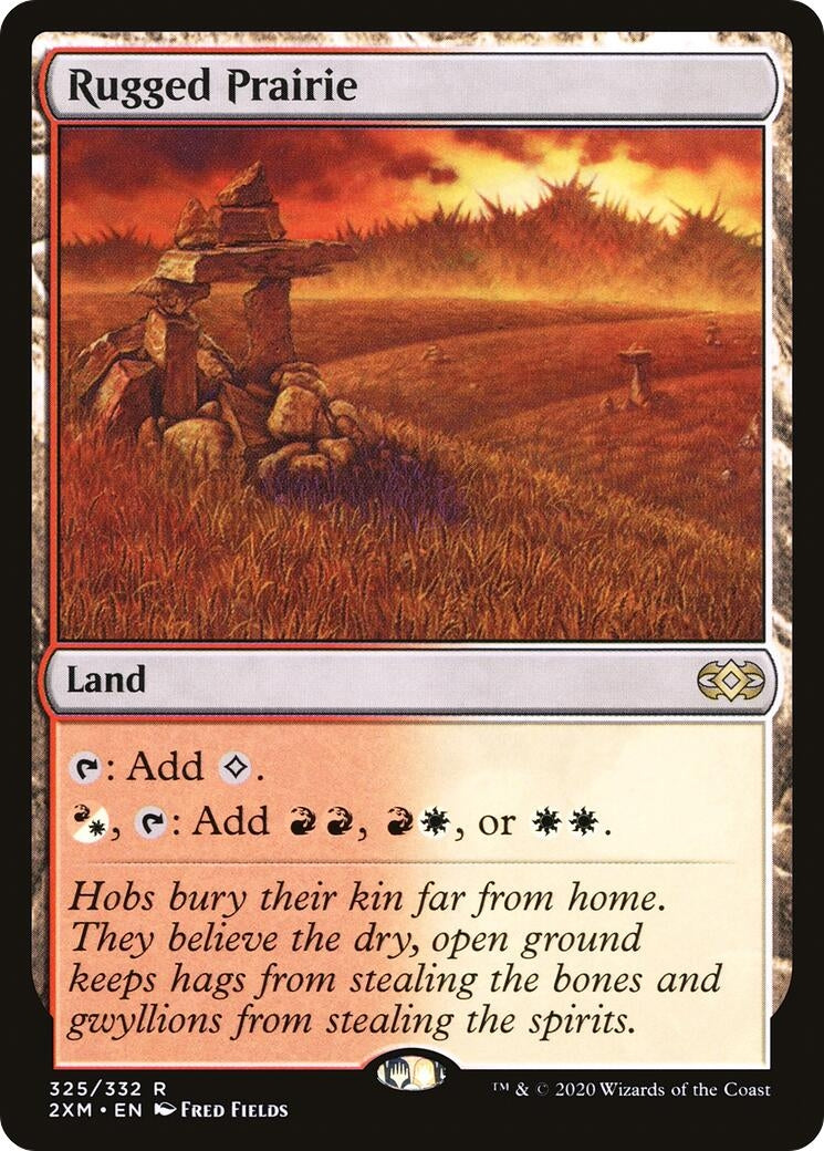 Image for Rugged Prairie (Double Masters) (325) - Magic: The Gathering