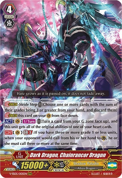 Image for Dark Dragon, Chainrancor Dragon (V-SS05: Premium Collection 2020) (V-SS05/005EN) - Cardfight Vanguard