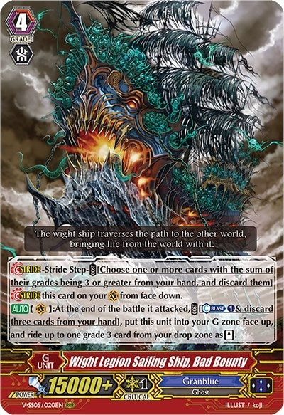 Image for Wight Legion Sailing Ship, Bad Bounty (V-SS05: Premium Collection 2020) (V-SS05/020EN) - Cardfight Vanguard