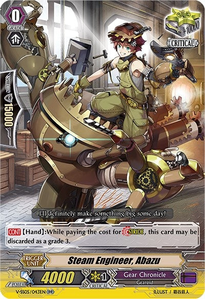 Image for Steam Engineer, Abazu (V-SS05: Premium Collection 2020) (V-SS05/043EN) - Cardfight Vanguard