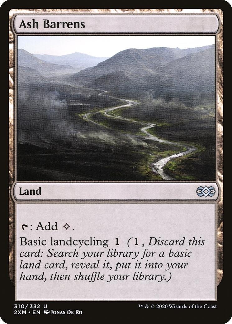 Image for Ash Barrens (Double Masters) (310) - Magic: The Gathering