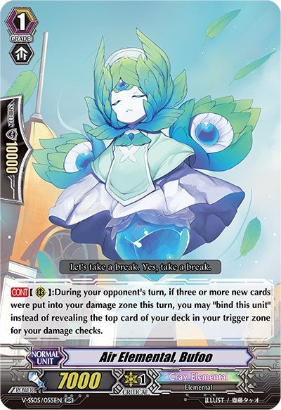 Image for Air Elemental, Bufoo (V-SS05: Premium Collection 2020) (V-SS05/055EN) - Cardfight Vanguard