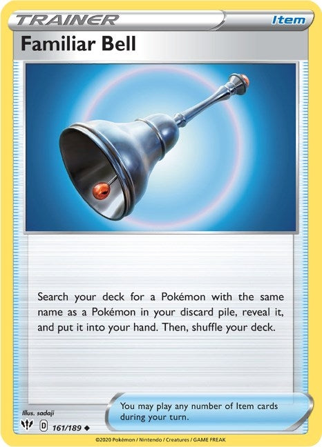 Image for Familiar Bell (SWSH03: Darkness Ablaze) (161/189) - Pokemon