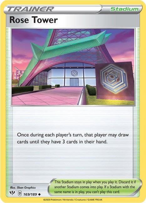 Image for Rose Tower (SWSH03: Darkness Ablaze) (169/189) - Pokemon