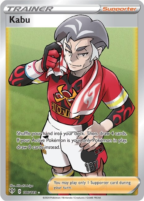 Image for Kabu (Full Art) (SWSH03: Darkness Ablaze) (186/189) - Pokemon