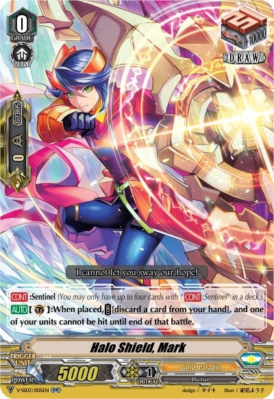 Image for Halo Shield, Mark (V-SS03: Festival Collection) (V-SS03/005EN) - Cardfight Vanguard